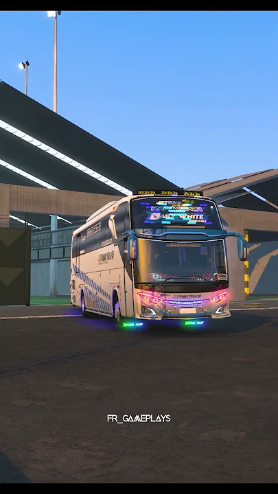 Jetbus 3 Baby white! Gantengnya kebangetan 😍 #telolet #basuri #ets2indonesia #viral