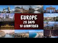 Europe Travel Vlog | 28 Days | 10 Countries | Sony A7iii