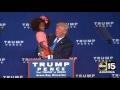 US Presidential Candidate, Donald Trump Kissed A Little Girl And It Was Weird!