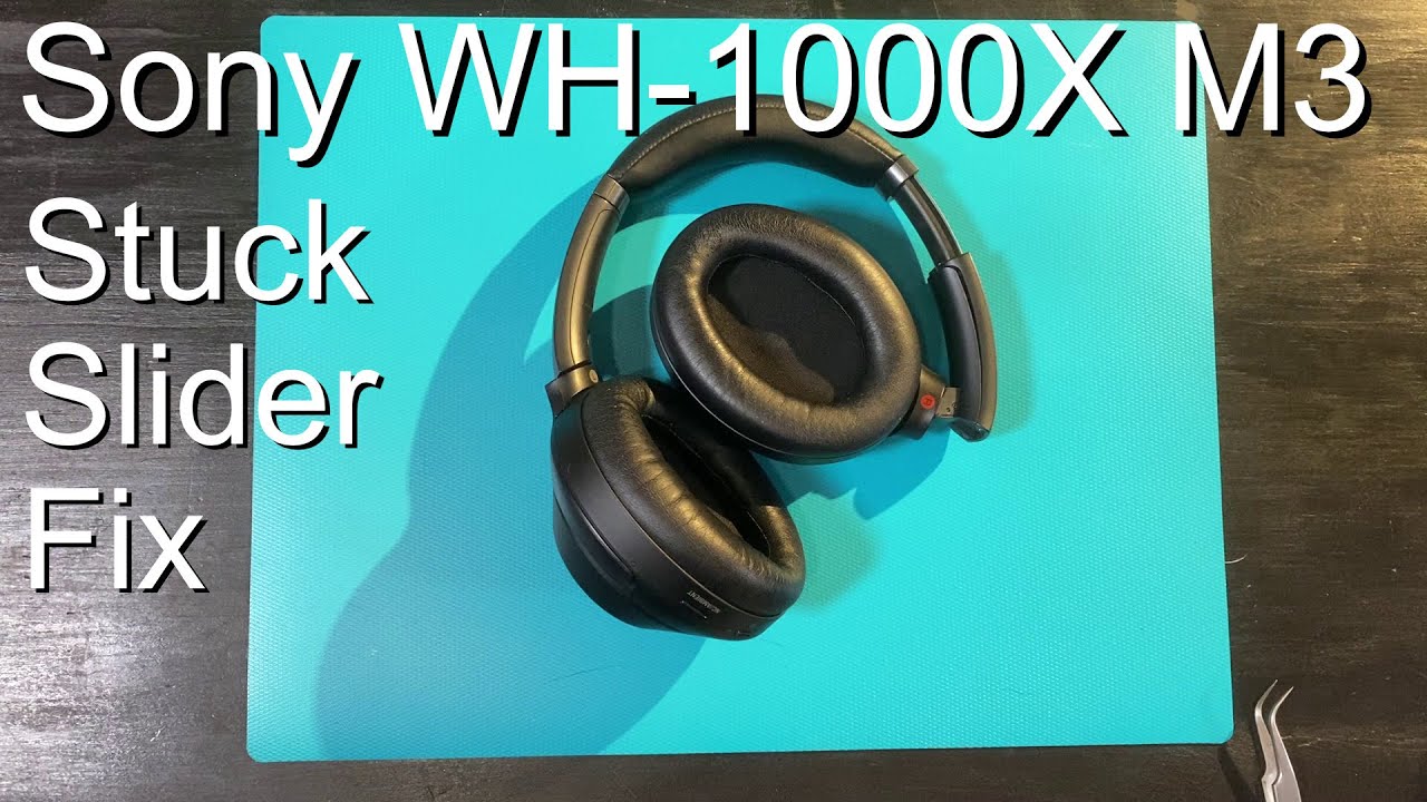 動作確認SONY WH-1000X M3 Sony WH-1000X M3 Stuck band fix - YouTube