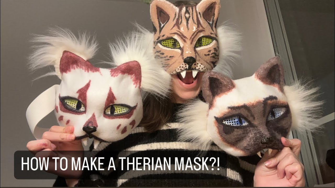 How To Make A Therian Mask Tutorial YouTube