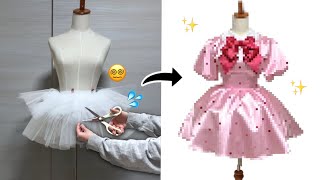 Trial and Error｜Making a Doll-Like Valentine Outfit from Scratch