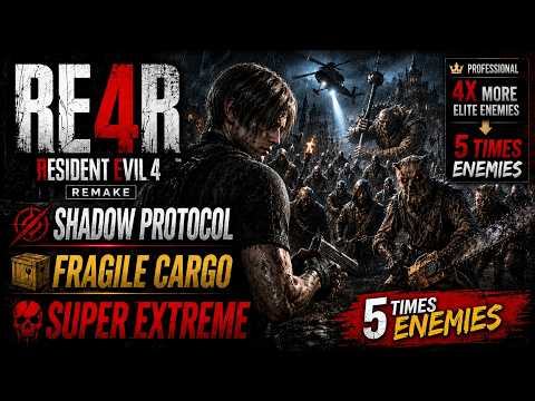 Resident Evil 4 Remake Shadow Protocol Fragile Cargo Super Extreme Chapter 13 and 14