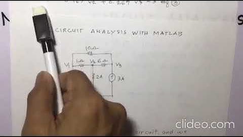 Nodal Analysis With Matlab