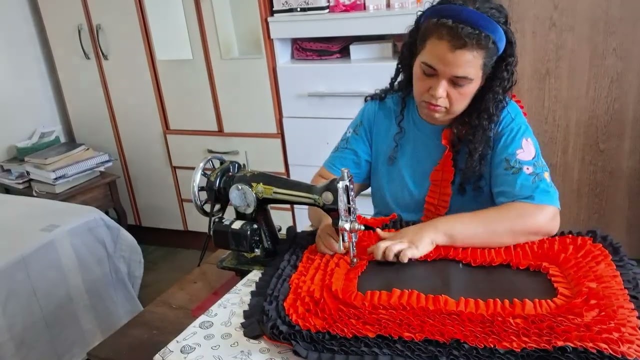 INCRÍVEL O QUE SE FAZ COM RETALHOS DE MALHA! frufru manual