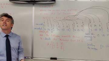 PreCalculus - Cryptography (How to Decode a Message)