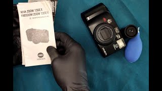 minolta riva zoom 135 ex 35mm film compact camera
