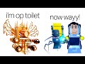If New TTD Upgraded Titan Clockman Pretended to be a Toilet and meets TTD Toilets… (Meme)