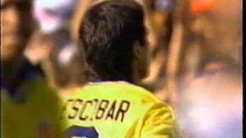 Andrs Escobar own goal (World Cup 1994: USA - Colo...