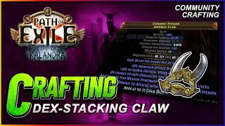 PoE 3.19 - Crafting a Dex Stacking Claw