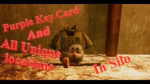 ALL Purple Keycard And Unique Spawn Locations In Silo #ghostoftabor