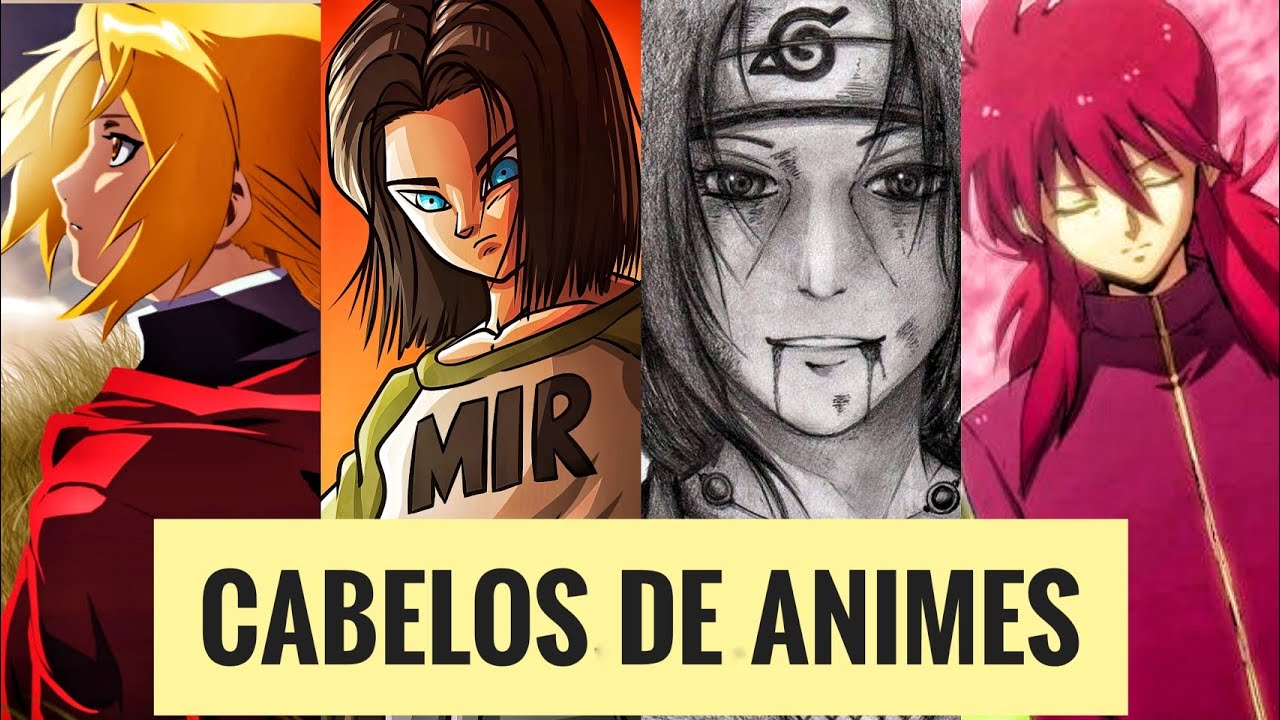 CABELO GRANDE MASCULINO - INSPIRAÇÕES BASEADAS EM ANIMES 