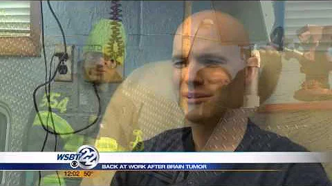 South Bend firefighter back at work after brain tumor