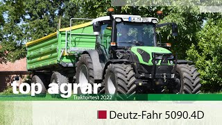 Deutz-Fahr 5090.4D mit Frontlader Stoll FZ 10 im top agrar-Praxistest