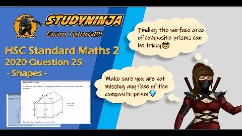 HSC Maths Standard 2020 Question 25 - StudyNinja