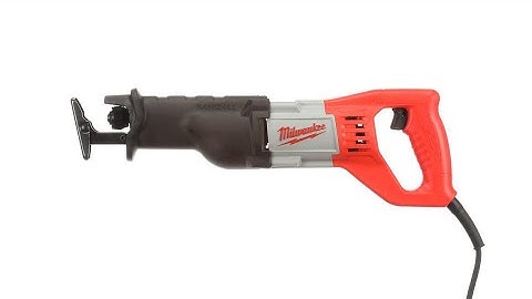 Milwaukee 6509-31 12 amp Sawzall reciprocating saw kit review
