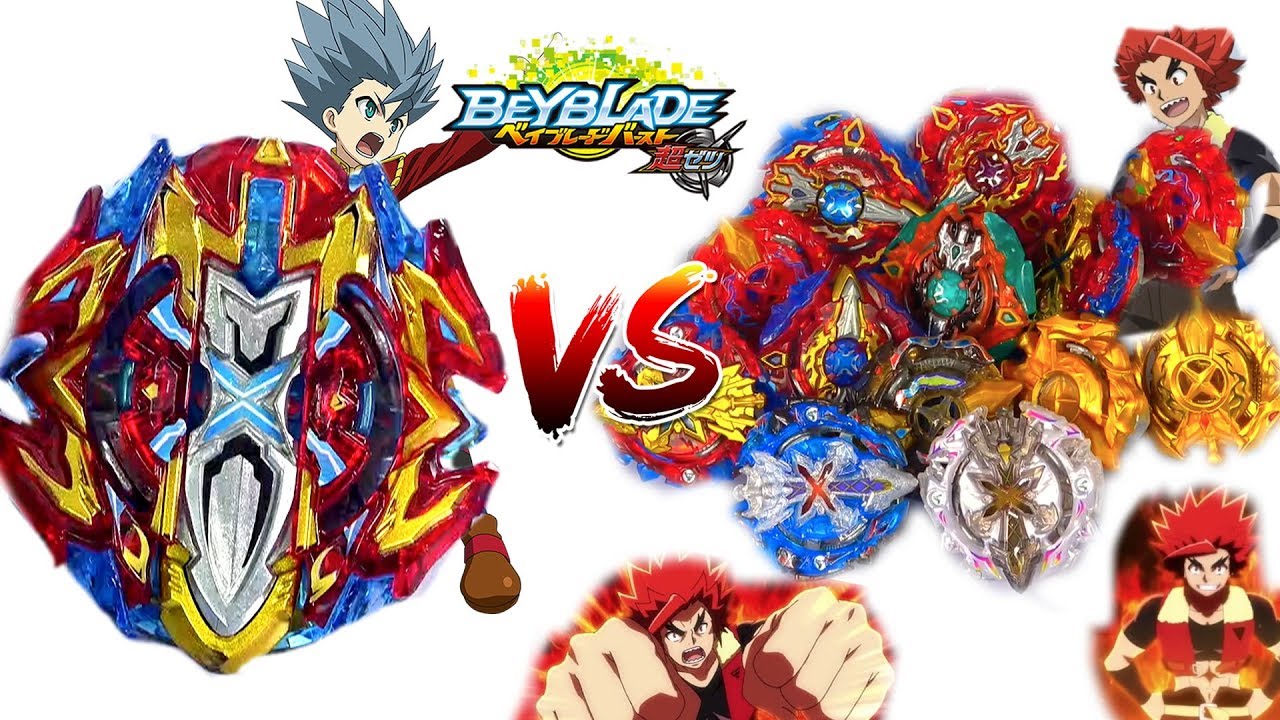 toupie beyblade burst xcalius en or