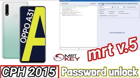 oppo A31 | Removed Password lock |with mrt key V.5 | New |5min removed | CPH 2015 oppo removed lock.
