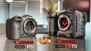 Canon R5 vs. Canon C70  InDepth Video Shootout!