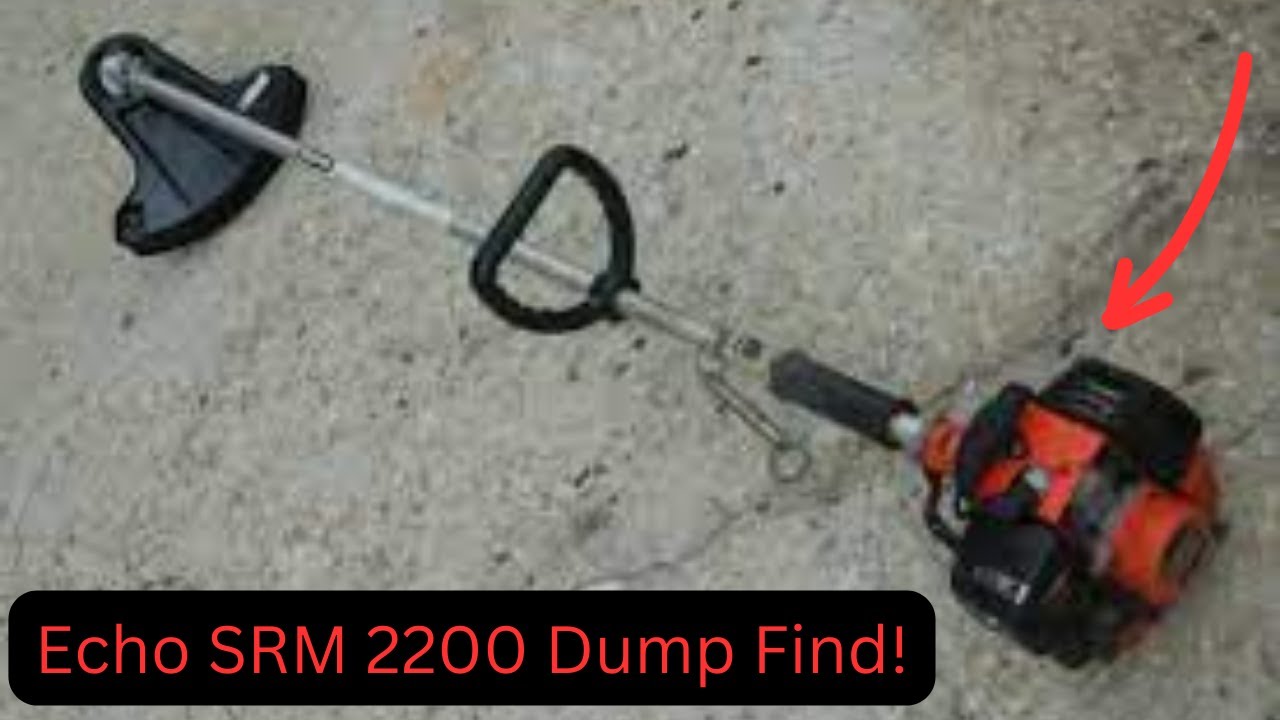 Echo SRM 2200 line trimmer dump find startup YouTube