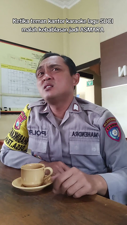Karaoke Lagi Suci Malah Jadi Asmara 😂‼️ #polisilucu #komedi #humor