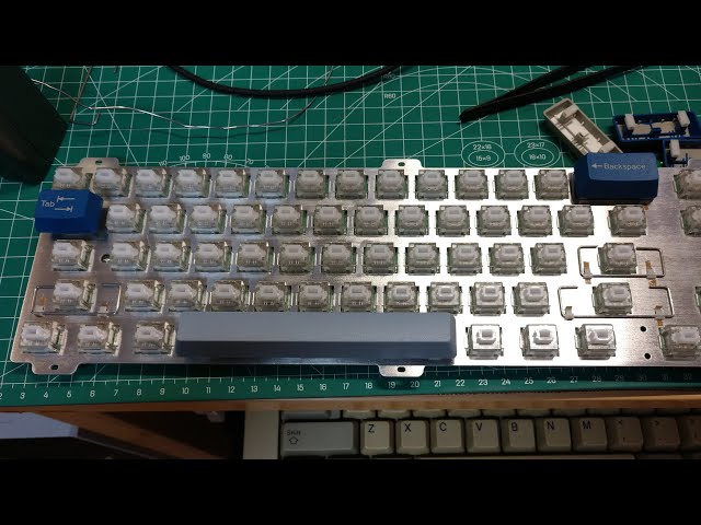 Matias white clicky switch typing demo