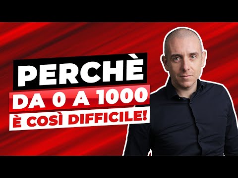 Perchè è COSÌ difficile passare da 0 a 1000 iscritti ed è più facile DOPO 🤔