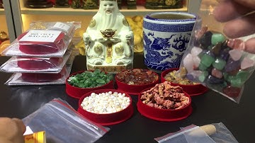 Bộ cốt thất bảo chuẩn nạp cốt bát hương cốt bát nhang nạp cốt tượng thờ cúng thần tài gia tiên