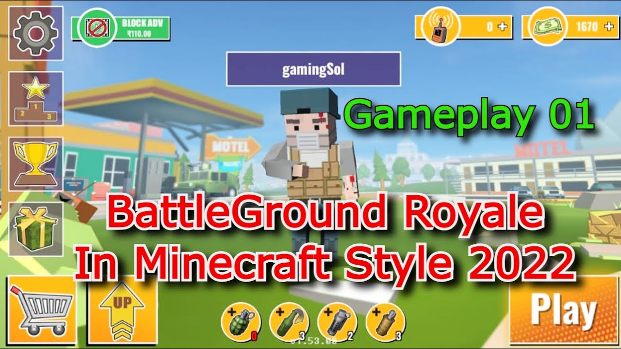 Pixel Unknown Battleground Gameplay 2022 | Pixel Unknown Royale Starting  Tips | Gaming Solution