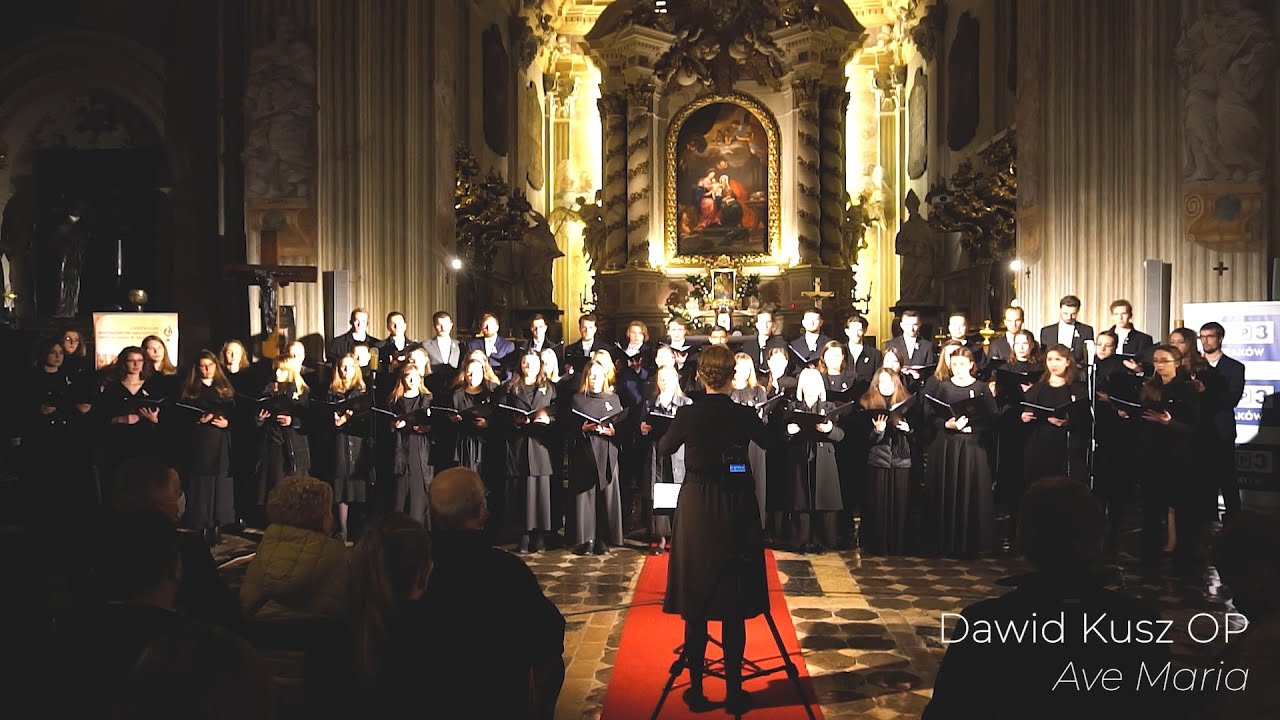Ave Maria - o. Dawid Kusz OP | Schola Duszpasterstwa Akademickiego Św. Anny w Krakowie