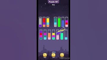 Water Color Sort Puzzle 187 #shorts