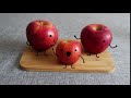 Real life apple doodles