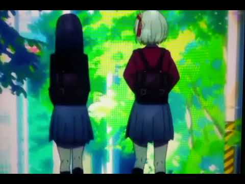【リコリス・リコイル】錦木千束と井ノ上たきな蹴りあいに効果音付けてみた！