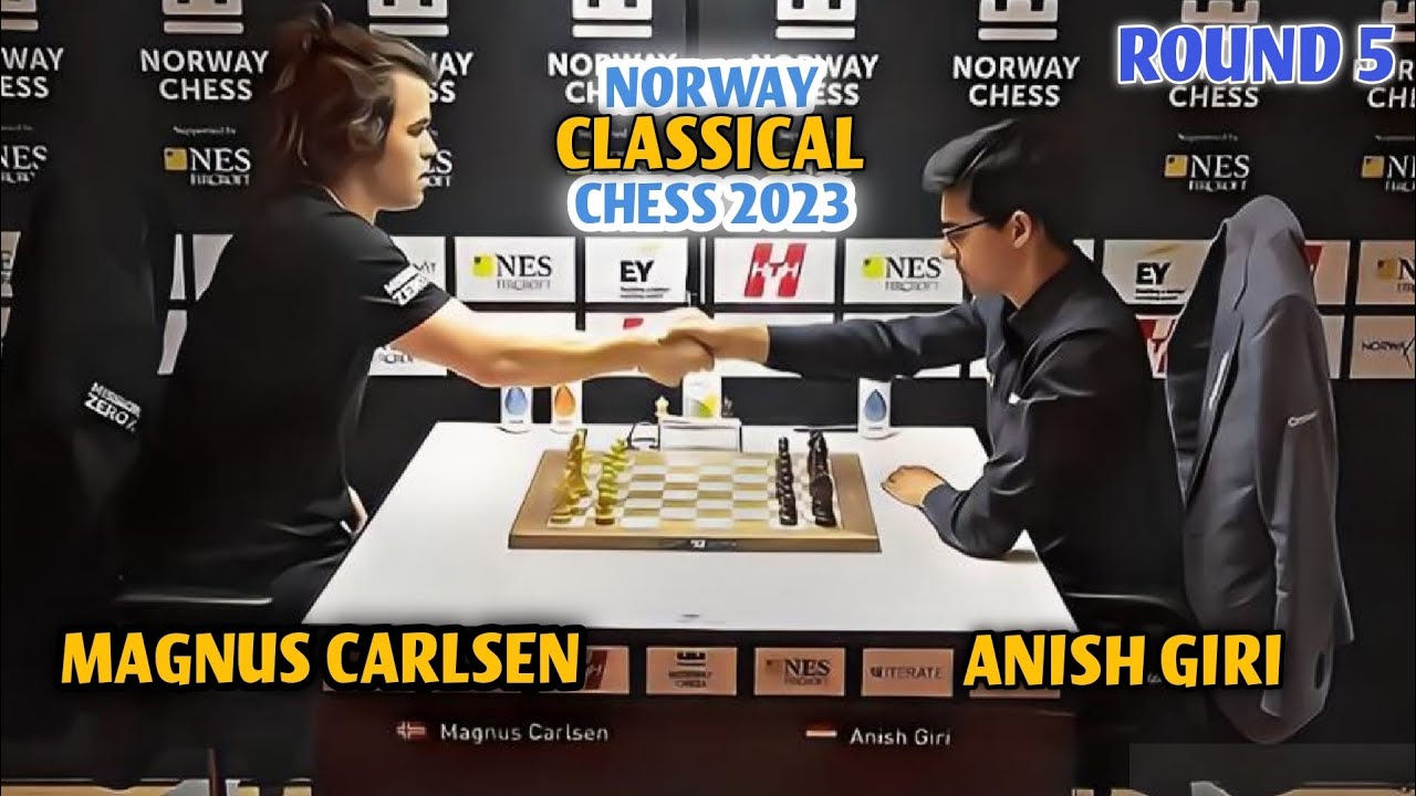 Anish Giri upsets Magnus Carlsen in round 5