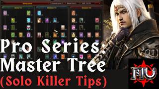 Pro Level 400 Master Tree Tips For Solo Killer | MU Online Masterclass