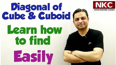 Diagonal of Cube and Cuboid | How to find length of diagonal of Cube and Cuboid? What is Diagonal?