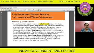 B A PROGRAMME   2nd SEM   POLITICAL SCIENCE   INDIAN GOVERNMENT AND POLITICS - DR. PREETI RATHORE