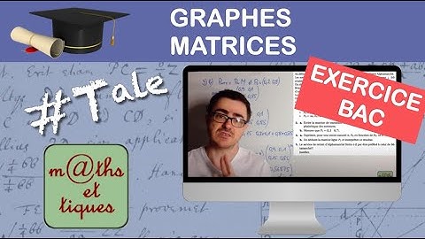 Graphes probabilistes, matrices (Ex. Bac) - Terminale - Maths expertes