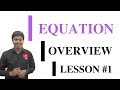 EQUATION_LESSON #1~Overview of Equation