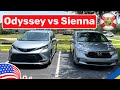 Cars and Prices, Toyota Sienna Hybrid или Honda Odyssey два самых популярных минивэнов в США Vol.125