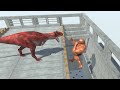 CARNO BROTHERS on Top of Warehouse of Doom - Animal Revolt Battle Simulator