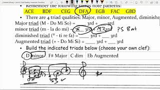 Root position triad quality