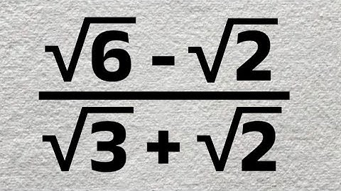 Calculator Is NOT Allowed! Simplify This Radical Expression Fast! | Conjugate - SAT, ACT, GCSE Maths