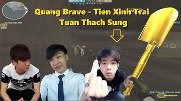 [ Bình luận CF ] Xẻng Gold đập Zombie cùng Quang Brave , Tiến Xinh Trai và Tuấn Thạch Sùng