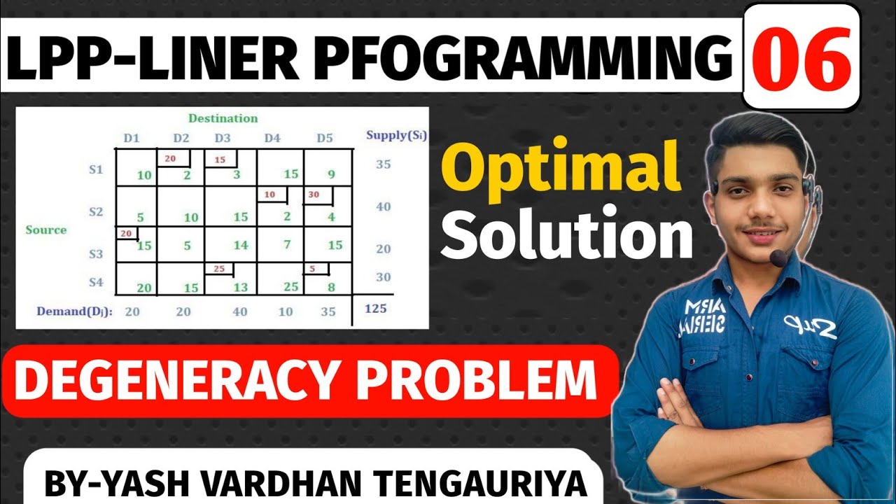 Degeneracy Transportation Problem | In Hindi | Operation research ...