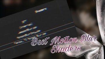 The Cleanest Motion Blur Shaders for Minecraft 1.8.9 (FPS BOOST)