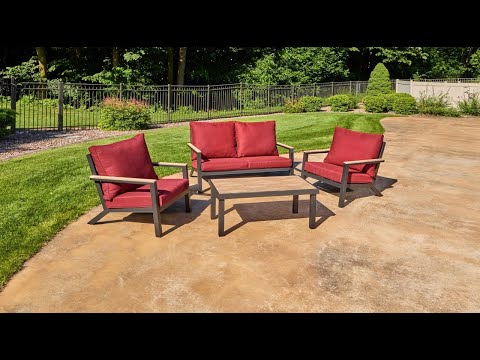 4pc Seating Group - Red or Grey