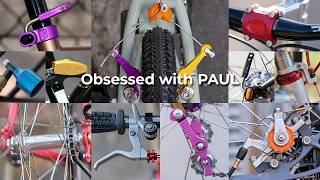 PAUL* tall and handsome seatpost (zebra splatter) - BLUE LUG