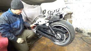 Широкое колесо на Harley-Devidson V-rod kit 300