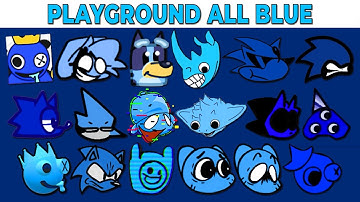 FNF Character Test | Gameplay VS My Playground | ALL Blue Test #12